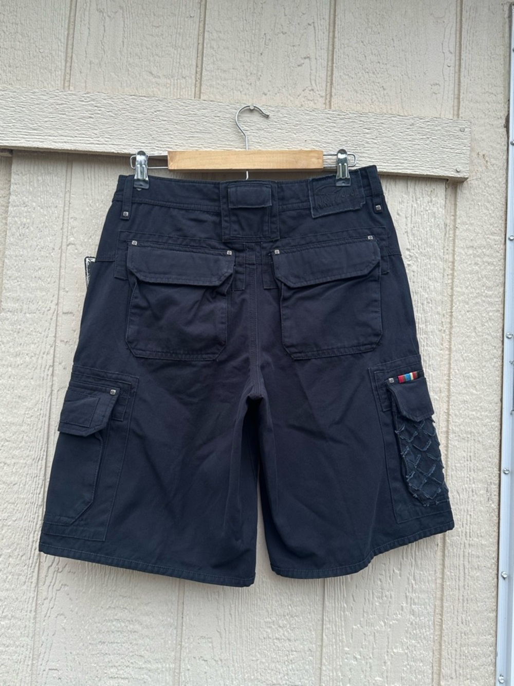 Vintage 2000’s Oakley Black Tactical Cargo Shorts Men’s Size 30X 10 🆕 NWT $65 - Picture 2 of 14
